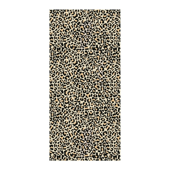 Leopard Pattern Beach Towel - Quick-Drying, Sand-Proof & Large Size, for Beach, Pool and Picnic
