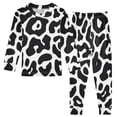 thumbnail image 1 of Leopard Pattern Pattern Cotton Pajamas 2 Piece Set Sleepwear Soft and Comfortable Homewear Nightwear, 1 of 7