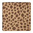 thumbnail image 1 of Leopard Pattern Square Fitted Tablecloth with Elastic Edge,Square Table Cover,Washable Elastic Table Cover for Home Kitchen Party Decor 36"x36", 1 of 6