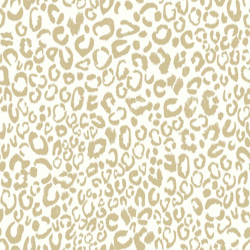 Gold Leopard Print Self-Adhesive Removable Wallpaper Roll