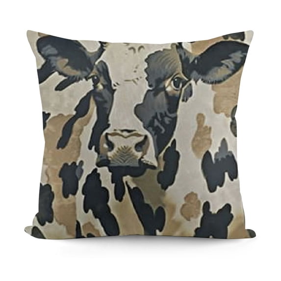 Leopard Pillow Covers Black Cheetah Decorative Animal Brown Grey Throw Pillow Cover Farmhouse Home Sofa Soft Cushion for Couch Outdoor Indoor Living Room