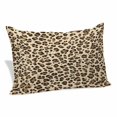 thumbnail image 1 of Leopard Pillow Covers King, Rustic Brown Animals Art Modern Soft Brushed Microfiber Breathable Throw Pillow Covers, Decorative Pillowcase with Zipper for Couch Sofa Bedroom Living Room 20"x36", 1 of 9