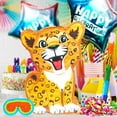 thumbnail image 1 of Leopard Pinatas Party Set for Fiesta Celebrations with Buster Stick, Blindfold, Confetti, and Happy Celebration Balloons, 1 of 1