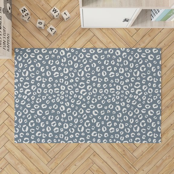 Leopard Play Blue Kids Play Mat
