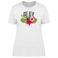 thumbnail image 1 of Leopard Play Tropical T-Shirt Women -Image by Shutterstock, Female x-Large, 1 of 2