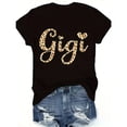 thumbnail image 1 of Leopard Polka T-Shirt Graphic Tee Fashion Top Cotton Loose Fit Short Sleeve Casual Black S-5XL, 1 of 5