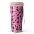 thumbnail image 1 of Leopard Print 18oz Double Drinking Coffee Mug – Vacuum Insulated Stainless Steel Travel Cup with Leakproof Lid, 316 Steel Thermos Tumbler for Hot & Cold Beverages, 1 of 6