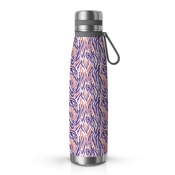Leopard Print 29oz Stainless Steel Insulated Thermos with Tea Filter, 360° Printed Travel Bottle, Leakproof BPA-Free Flask with Anti-Slip Base, 304 Inner & 201 Outer, Vacuum Cup