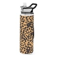 thumbnail image 1 of Leopard Print 32oz Sports Water Bottles Leakproof Tritan Bottle with Straw BPA Free Clear Bottle for Fitness Gym Outdoor Cycling, 1 of 7