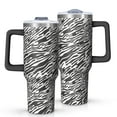 thumbnail image 1 of Leopard Print 40oz Tumbler– Stainless Steel Insulated Tumbler with Handle and Straw, Large Capacity Travel Cup for Hot & Cold Drinks, 1 of 6