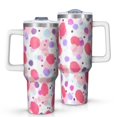 thumbnail image 1 of Leopard Print 40oz Tumbler– Stainless Steel Insulated Tumbler with Handle and Straw, Large Capacity Travel Cup for Hot & Cold Drinks, 1 of 6