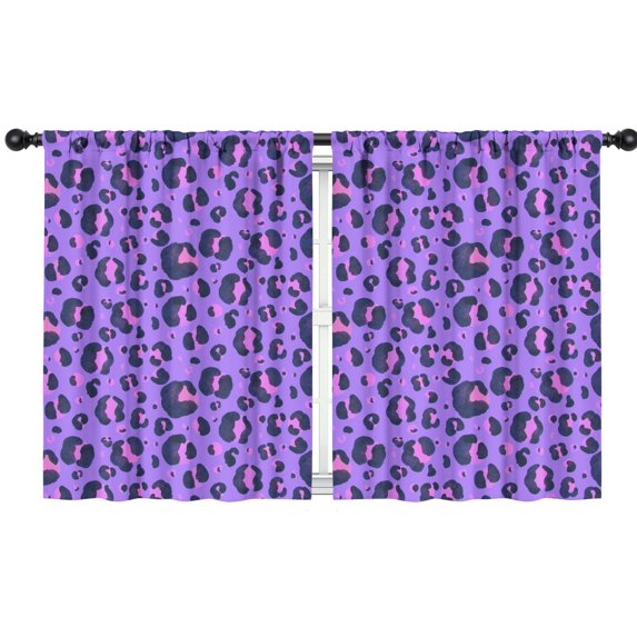 Leopard Print 42x54in(106x137cm) Curtains 2 Panels for Kids Bedroom, Window Drapes for Kids Boys Girls Bedroom Curtains Designed To Spark Joy and Creativity