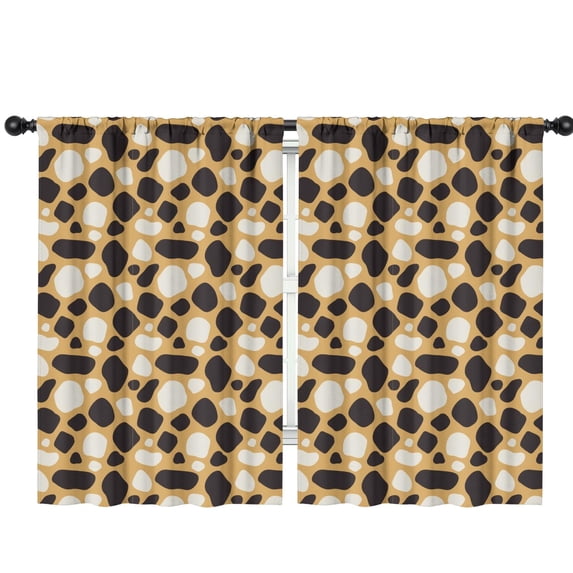 Leopard Print 42x63in(106x160cm) Curtains 2 Panels for Kids Bedroom, Window Drapes for Kids Boys Girls Bedroom Curtains Designed To Spark Joy and Creativity