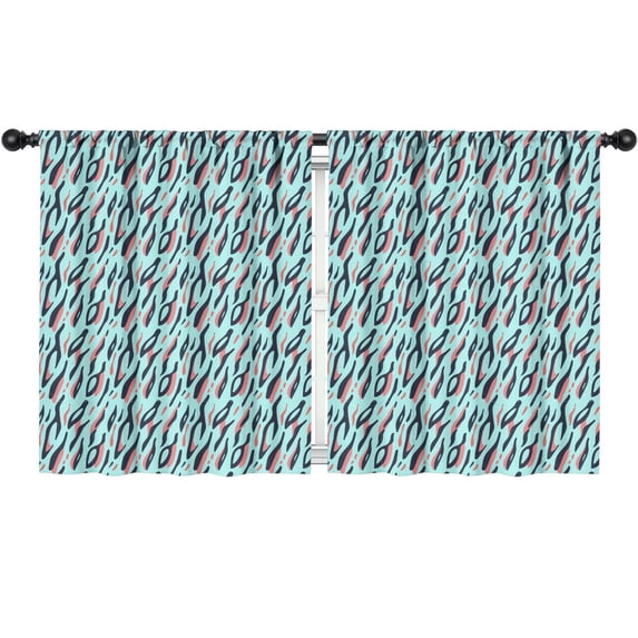 Leopard Print 52x63in(132x160cm) Curtains 2 Panels for Kids Bedroom, Window Drapes for Kids Boys Girls Bedroom Curtains Designed To Spark Joy and Creativity