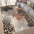 thumbnail image 1 of Leopard Print Abstract Area Rug, 1 of 6