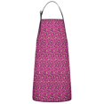 thumbnail image 1 of Leopard Print Adjustable Waterproof Apron for Adults 33x27 Inch – Cooking Apron with 2 Large Pockets, Durable Polyester Bib for Kitchen, Baking, BBQ, and Home Use, 1 of 6