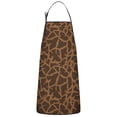 thumbnail image 1 of Leopard Print Adjustable Waterproof Apron for Adults 33x27 Inch – Cooking Apron with 2 Large Pockets, Durable Polyester Bib for Kitchen, Baking, BBQ, and Home Use, 1 of 6