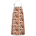 thumbnail image 1 of Leopard Print Adjustable Waterproof Apron for Adults 33x27 Inch – Cooking Apron with 2 Large Pockets, Durable Polyester Bib for Kitchen, Baking, BBQ, and Home Use, 1 of 6