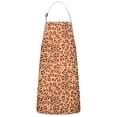 thumbnail image 1 of Leopard Print Adjustable Waterproof Apron for Adults 33x27 Inch – Cooking Apron with 2 Large Pockets, Durable Polyester Bib for Kitchen, Baking, BBQ, and Home Use, 1 of 6