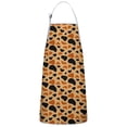 thumbnail image 1 of Leopard Print Adjustable Waterproof Apron for Adults 33x27 Inch – Cooking Apron with 2 Large Pockets, Durable Polyester Bib for Kitchen, Baking, BBQ, and Home Use, 1 of 6