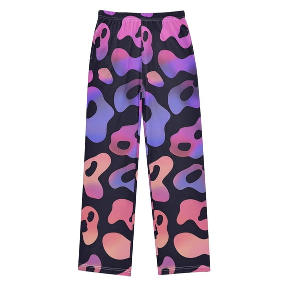 Leopard Print Background Pajama Pants Soft Lightweight Lounge Pants Bottoms Sleep Pants Warm Comfy