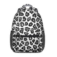 thumbnail image 1 of Leopard Print Backpack for School,Cute School Bag,Schoolbag with Adjustable Shoulder Straps & Padded Back,15.3"x11"x6.7", 1 of 2
