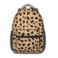 thumbnail image 1 of Leopard Print Backpack for School,Cute School Bag,Schoolbag with Adjustable Shoulder Straps & Padded Back,15.3"x11"x6.7", 1 of 6