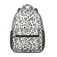 thumbnail image 1 of Leopard Print Backpack for School,Cute School Bag,Schoolbag with Adjustable Shoulder Straps & Padded Back,15.3"x11"x6.7", 1 of 5