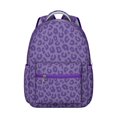 thumbnail image 1 of Leopard Print Backpack for School,Cute School Bag,Schoolbag with Adjustable Shoulder Straps & Padded Back,15.3"x11"x7.1"., 1 of 6