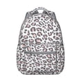 thumbnail image 1 of Leopard Print Backpack for School,Cute School Bag,Schoolbag with Adjustable Shoulder Straps & Padded Back,15.3"x11"x7.1"., 1 of 6