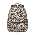 thumbnail image 1 of Leopard Print Backpack for School,Cute School Bag,Schoolbag with Adjustable Shoulder Straps & Padded Back,15.3"x11"x7.1".﻿, 1 of 6
