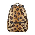 thumbnail image 1 of Leopard Print Backpack for School,Cute School Bag,Schoolbag with Adjustable Shoulder Straps & Padded Back,15.3"x11"x7.1"., 1 of 6