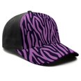 thumbnail image 1 of Leopard Print Baseball Cap Adjustable Size – Stylish Spliced Design Trucker Hat, Dad Hat with Full Print Front & Brim, Breathable Cotton Blend Snapback for Sports, Travel & Daily Wear, 1 of 3