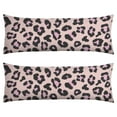 thumbnail image 1 of Leopard Print Body Pillow Cover – Soft & Breathable, Hidden Zipper, 20"x54", Fashion Animal Print – Cheetah & Tropical Spots, Perfect Gift for Side Sleepers, Pregnancy, Modern Home Decor, 1 of 7