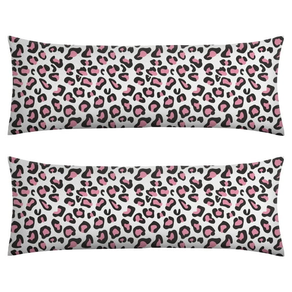 Leopard Print Body Pillow Cover – Soft & Breathable, Hidden Zipper, 20"x54", Fashion Animal Print – Cheetah & Tropical Spots, Perfect Gift for Side Sleepers, Pregnancy, Modern Home Decor