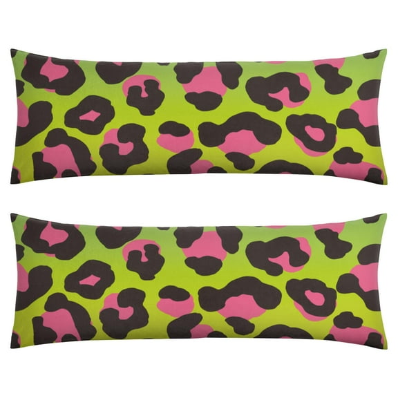 Leopard Print Body Pillow Cover – Soft & Breathable, Hidden Zipper, 20"x54", Fashion Animal Print – Cheetah & Tropical Spots, Perfect Gift for Side Sleepers, Pregnancy, Modern Home Decor