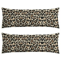 Leopard Print Body Pillow Cover – Soft & Breathable, Hidden Zipper, 20"x54", Fashion Animal Print – Cheetah & Tropical Spots, Perfect Gift for Side Sleepers, Pregnancy, Modern Home Decor