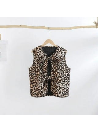 Leopard Print Vest