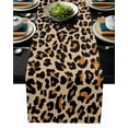 thumbnail image 1 of Leopard Print Cheetah Art Table Runner Kitchen Decor Tablecloth Hotel Home Wedding Decor Table Runners, 1 of 6