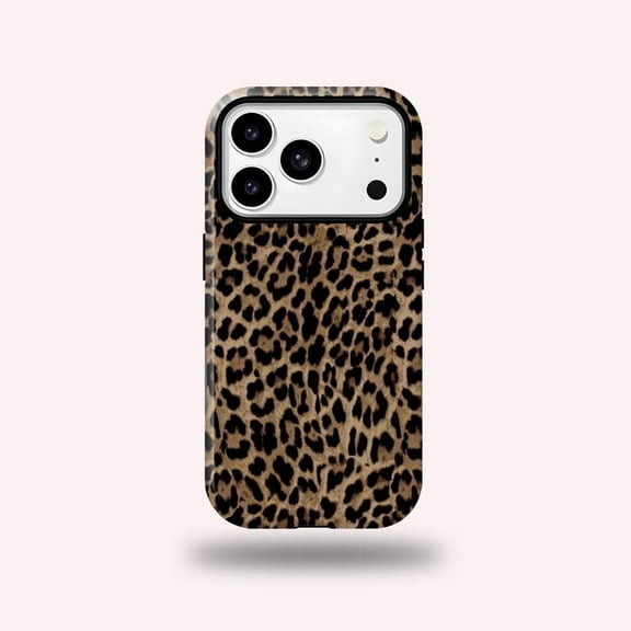 Leopard Print Cheetah Pattern iPhone Case, Stylish Wild Design with iPhone 17 16 15 14 13 12 11 Pro Max