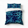 thumbnail image 1 of Leopard Print Cheetah Spots Bedding Set 3 Pcs Soft Microfiber Quilt Cover For Bedroom Decor, Comforter Cover With 2 Pillowcase, 1 of 5