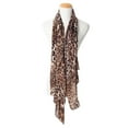thumbnail image 1 of Leopard Print Chiffon Scarf For Women Soft Lightweight Winter Warm Fashion Shawl Wrap 59in, 1 of 10