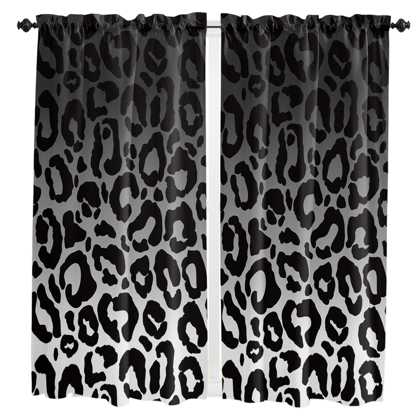 Leopard Print Colors Curtain Home Ration Living Room Short Curtains leopard-print-colors-curtain-home-ration-living-room-short-curtains
