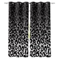 thumbnail image 1 of Leopard Print Colors Grommet Top Curtains for Living Room Bedroom Kitchen Window Treatments Home Decoration D, 1 of 5