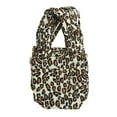 thumbnail image 1 of Leopard Print Cotton Tote Bag, 5-Inch, 6-Piece, 1 of 1