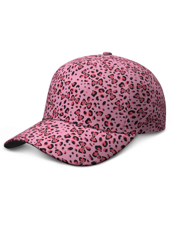 Leopard Print Dad Hat, Vintage Style Adjustable Baseball Cap with UV Protection and Durable Fabric, Perfect for Jogging, Hiking, Camping, Casual Wear, Father’s Day Gift