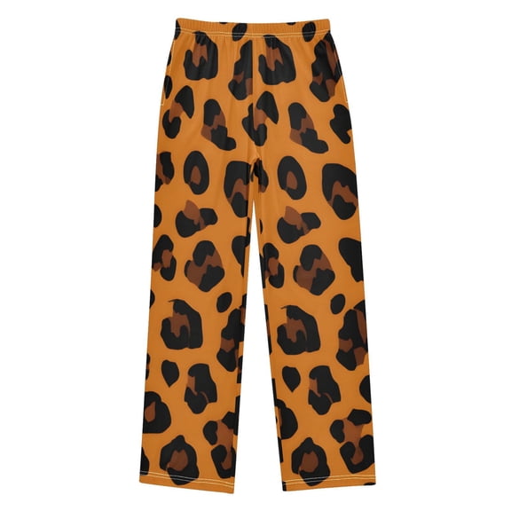 Leopard Print Design Pajama Pants Soft Lightweight Lounge Pants Bottoms Sleep Pants Warm Comfy