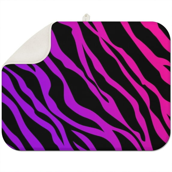 Leopard Print Dish Drying Mat – Classic Cheetah Spots Pattern, Animal Print Design for Fashionable Kitchen Decor