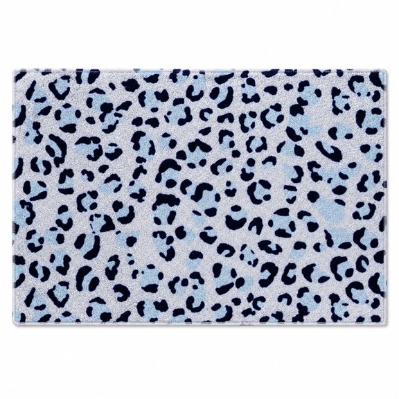 Leopard Print Doormat with Non-Slip Backing, Printed Entry Mat