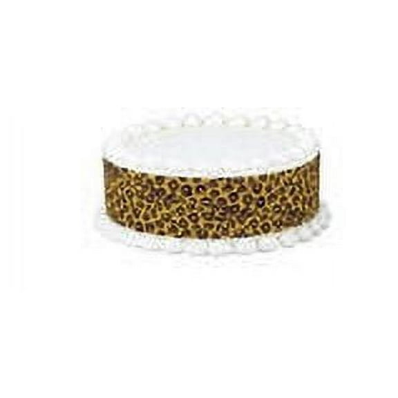 Leopard Print Edible Photo Image Cake Border Decoration